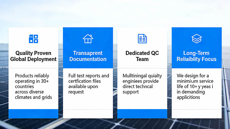 EV charging station Quality Control