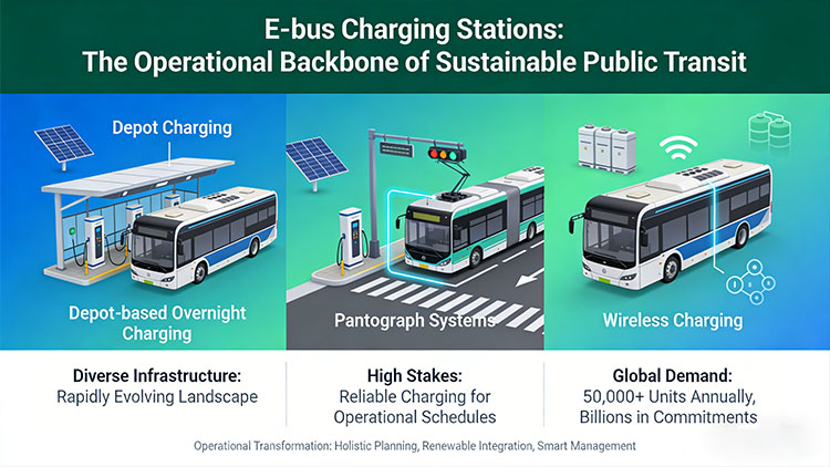 E-bus charging stations E-bus charging stations