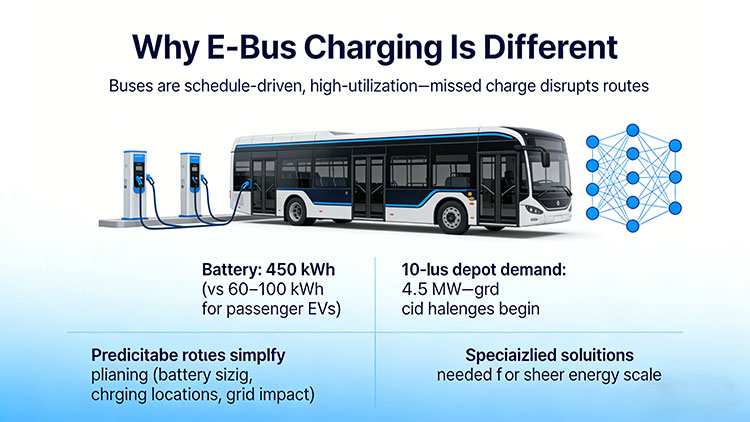 Why E-Bus Charging Is Different Why E-Bus Charging Is Different