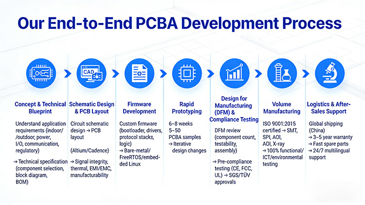 Our End-to-End PCBA Development Process Our End-to-End PCBA Development Process