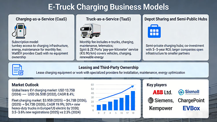Business Models for E-Truck Charging Business Models for E-Truck Charging